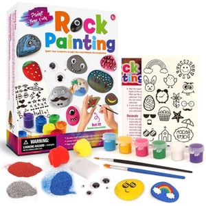 Rock Schilderen Creatieve Kleurrijke Ic Stone Craft Art Verf Graffiti Speelgoed Kits Voor Kinderen