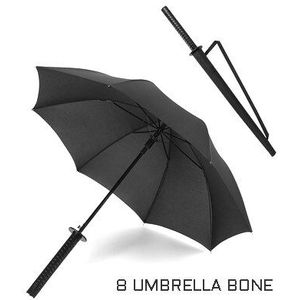 Zwaard Paraplu Mannen Samurai Paraplu Cartoon Lange Handvat Sunny Paraplu Grote Rechte Handvat Persoonlijke