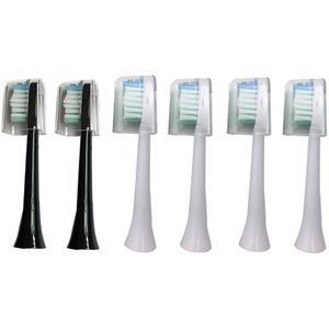 6Pc Tandenborstels Hoofd Voor Sarmocare S100/200 Ultra Sonic Sonic Elektrische Tandenborstel Fit Digoo DG-YS11 Elektrische Tandenborstels Hoofd
