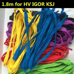 1.8M shoelace 180cm length HV High HL KSJ WFSC Roller skates shoes shoe lace with green yellow white black purple blue red rope