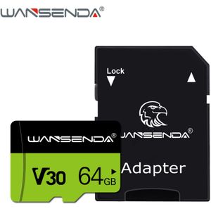 Wansenda Micro-Sd-kaart 8GB 16GB 32GB 64GB 128GB 256GB Geheugen tf-kaart voor Smartphone Tablet Camera Gratis adapter