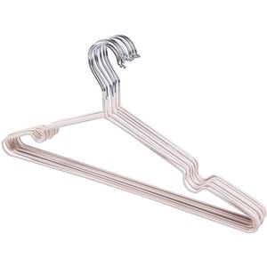 10 Stks/partij Rvs Kleerhanger Antislip Ruimtebesparende Kleerhangers Met Haak Closet Organizer Droogrekken