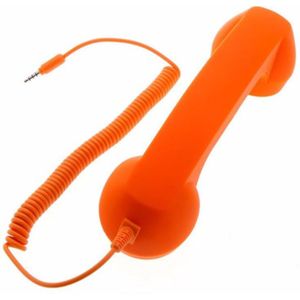 Klassieke Retro 3.5 Mm Comfort Telefoon Handset Mini Mic Speaker Telefoontje Ontvanger Voor Iphone Samsung Huawei TXTB1
