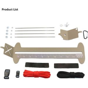 DIY paraplu Paraplu touw knoop gevlochten metalen gevlochten frame armband gevlochten touw armband braider Metal braid