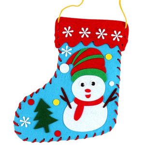 Kerst Kinderen Handgemaakte Sokken Kerstversiering Kinderen Educatief Decoraties Diy Supplies