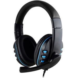 Ps4 Bedrade Hoofddeksels Hoofdtelefoon Met Anti-Ruis Microfoon 3.5Mm Stereo Hifi Gaming In-Line Sport Oortelefoon Headset voor Pc Computer