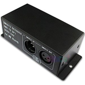 Led Module Controller Dc 5V ~ 24V Full Color Dmx 512 Decoder Led Strip Dimmer Dmx Spi ondersteuning WS2811 WS2812 WS2801 6803 Ic