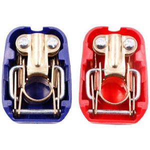 2 Stuks Auto Auto 12V Auto Batterij Terminal Connector Schakelaar Armatuur Snelle Positieve En Negatieve Power Off