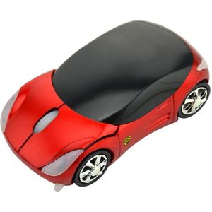 Xq 2.4Ghz Draadloze Optische Computer Muis Mode Super Luxe Auto Vormige Game Muizen Voor Pc Laptop Portable