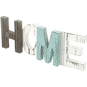 Vrijstaande Uitsparing Woord Tafel Decor Houten Decoratieve Thuis Teken Letters Home Vrijstaande Teken Tafel Decor