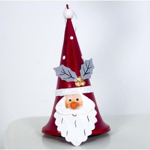 Mode Ijzer Geschilderd Patroon Kerstman Hoorn Bell Party Kerst Raam Deur Tafel Kerstboom Decoraties Bell