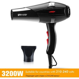 3200 Professionele Haardroger 8In1Multifunction Föhn Kappers Blow /Koud Air Sterke Power 100-240V Haar drogen Gereedschap