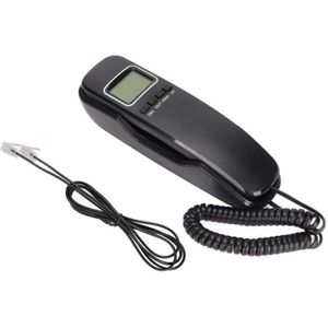 VBESTLIFE - Mini Telefoon - Desktop - Vaste Telefoon - Met LCD-scherm - Ondersteuning Kiesherhalingsfunctie