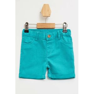 Defacto Baby Shorts Casual Kids Button Korte Broek Comfort Losse Blauwe Zomer -K8185A219SM