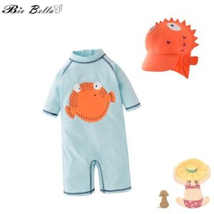 Zwemmen Zwemmen Surfen Kinderen Jongens Badmode Mooie Cartoon Baby Kinderen 2-7T Badpak Baby Jongens Zonnebrandcrème Badmode 2Pcs