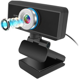 Full Hd 1080P 30fps Mini Computer Camera 2 Miljoen Pixels Handmatige Focus 360 ° Rotatie Webcast Usb webcam Met Microfoon
