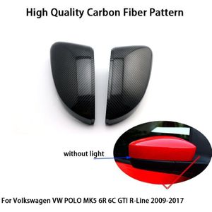 Carbon Look Side Wing Mirror Cover Voor Vw Golf 7.5 MK7 7 Gtd R Gti 6 Passat B7 Cc Scirocco polo 6R 6C MK6 Cap Voor Jetta 6 Mkvi