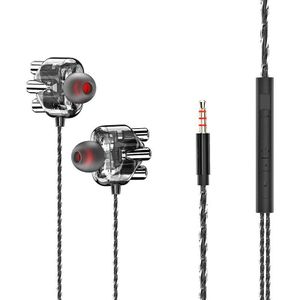 Stereo Bekabelde Oortelefoon Voor Samsung Xiaomi Hoge Bass 6D Stereo In-Ear Oordopjes Oordopjes Sport Koptelefoon Voor Smartphones