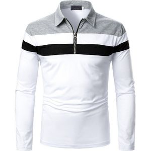 Toevallige Ademende Mannen Polo Shirt Mannen Met Lange Mouwen Business Shirt Kleding Sweatshirt Golf Tennis 3XL