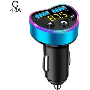Hart Vorm Snelle Autolader Fm-zender Bluetooth Dual Usb Mobiele Auto Telefoon Snel Opladen MP3 Tf Card Muziek Auto kit