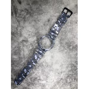 Camouflage Horlogeband Band Horloge Bezel Voor DW5600 5610 Serie DW/GW5000 Bezel Armband met Metalen Sluiting en Gereedschap