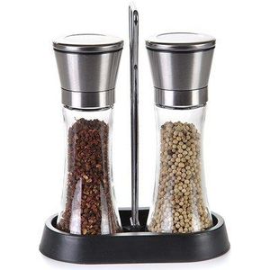 Houmaid keuken accessoires spice pepermolen rvs spice gereedschap keuken gadgets opslag glazen potten