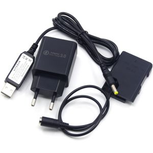 Power Bank MH-24 Usb Kabel + Lader + EP-5A EN-EL14 Dummy Batterij Voor Nikon P7800 D5500 D5600 D3300 D3400 D5100 d3200 D3100 Camera