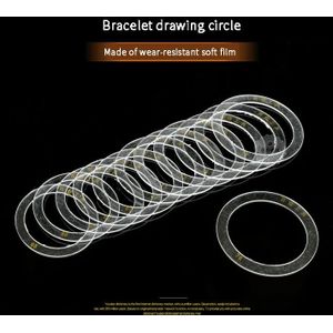 Armband cirkel ronde chaise longue ovale armband trekken cirkel tool armband heerser armband ring mond meting tool