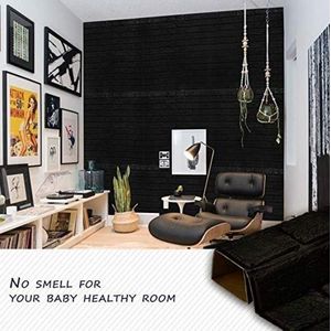 Zelfklevende Black Wall Panel NW06 Behang 445599515