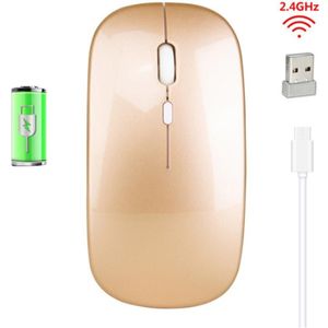 1600Dpi Draadloze Muis 2.4G Klassieke Oplaadbare Muizen Ultradunne Stille Muis Mute Voor Laptop Pc Office Notebook