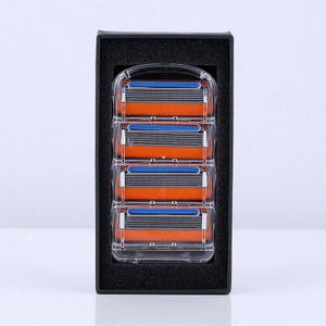 4 stks/partij mannen scheren scheermesjes voor mannen scheren 3 lagen scheren blade Cassette voor mache 3