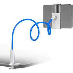 Tafel Bureau Tablet Houder, Zware Aluminium Bed Tabletstandaard met Opvouwbare 360​​° Draaibare Arm, Desktop Tablethouder voor iPad Pro Air Mini, Galaxy, iPhone, Telefoon etc (4-12.9