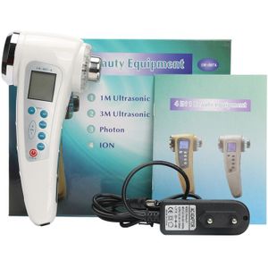7 Kleur Led Photon Ultrasound Galvanische Ion Huid Poriën Reinigen Massager Lcd Display Anti-Rimpel Facial Body Care Beauty machine