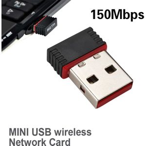 150Mbps Wifi Adapter USB Dongle voor Computer PC Wireless USB Zender Muziek Ontvanger Wifi Adapter