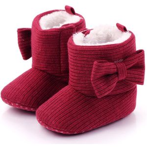 Pudcoco Winter Baby Meisjes 4 Kleuren Leuke Strik Snowboots Zachte Zool Antislip Crib Schoenen Warme Gezellige booties