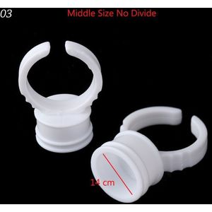 100 Stuks Wegwerp Ringen Voor Wimpers Lijm Ringen Plastic Volume Lash Fan Blossom Lijm Cups Fanning Ring Holder Lash Organizer tool