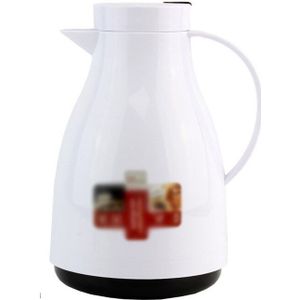 500ml 1000ml Mini Kleine Europese Stijl Cartoon Koffie Thermosfles Glas Liner Vacuüm Pot Ketel Thermische Fles Water wit Rood