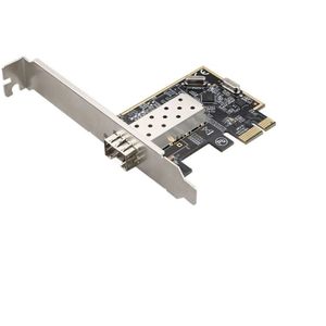 Diewu TXA084 Pci Express X1 1-Port Fast Ethernet Sfp Fiber Netwerkkaart RTL8106E/IP102GA Dual Chip Controle voor Desktop100Mbps