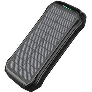 10W Qi 80000Mah Solar Power Bank Snelle Lader 18W Snelle Opladen Powerbank Usb Type-C Poverbank voor Iphone 11 Pro Samsung Pd
