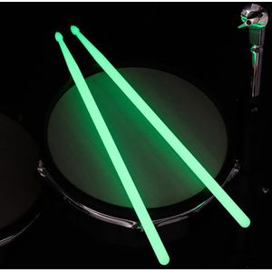 Lichtgevende Drumsticks Bright Drum Stok Heldere LED Licht Up Drumsticks Lichtgevende In De Dark Stage Jazz Drumsticks Hergebruik Drum kit