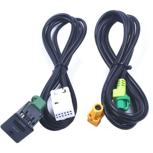 AUX voor VW Passat B6 B7 CC Touran POLO RCD510 RCD310 MDF20 MDF231 AUX USB switch