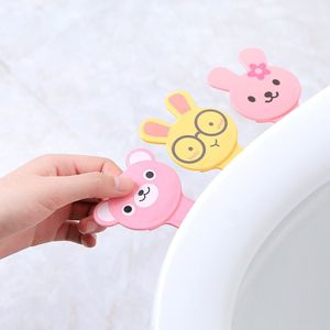 Cartoon Cover Lifter Toiletbril Handvat Badkamer Deksel Deksel Toiletpot Seat Lift Handvat Badkamer Toilet Seat Houder Accessoires