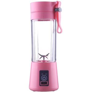 380Ml 2/4/6 Usb Oplaadbare Blades Mini Draagbare Elektrische Fruit Juicer Smoothie Maker Blender Machine Sport Fles Sap cup
