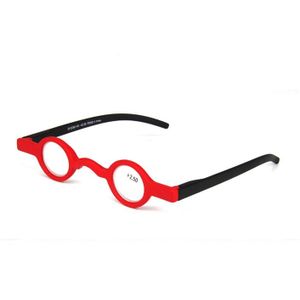 Zilead Retro Ronde Kleine Frame Leesbril Ultralight Clear Lens Presbyope Bril Brillen Frame Unisex Voor Oudere