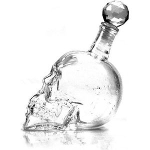 Crystal Skull Head Fles Whiskey Vodka Wijn Decanter Fles Whisky Glas Bier Glas Geesten Cup Water Glas Bar Thuis 5