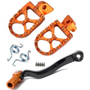 Gear Shift Voet Hendel Vouwen Tip Voetsteunen Rest Achter Sets Voetsteunen Pedalen Kit Voor Ktm 125 200 Exc 250 350 450 505 SX-F 150 Sx