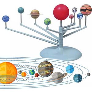 Zonnestelsel Negen Planeten Planetarium Model Kit Diy Kids Kinderen Wereldwijd Vroege Onderwijs Astronomie Science Project