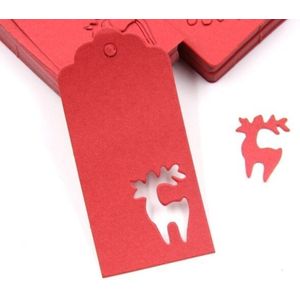 100 Pcs Papier Tags Kraftpapier Tag Hoofd Kerst Label Festival Note Diy Blank Prijs Hang Tag Verjaardag Wedding Party papieren Kaart