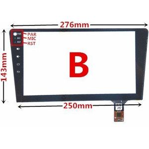Voor Auto Dvd Gps Navigatie Centrale Controle Multimedia Capacitieve Digitizer Touch Screen Panel Glas