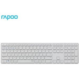 Originele Rapoo E9550G Usb Draadloze 2.4G,Bluetooth 5.0 3.0, mini Ultra-Dunne Kantoor Toetsenbord 110 Toetsen Voor Mac Os Windows